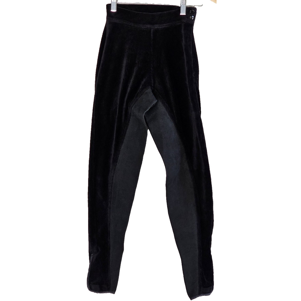 ROMFH Women's Corduroy Side Zip KP Riding Full Seat Breeches Tights Equestrian 1